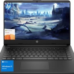 Alternative view of HP Ultra Slim Laptop for Students and Business | 1 Year Office 365 | 1.1TB Storage (1TB Cloud and 64GB Hard Drive) | Intel Quad-Core, 8GB RAM | Windows 11 Home w/o Earbuds