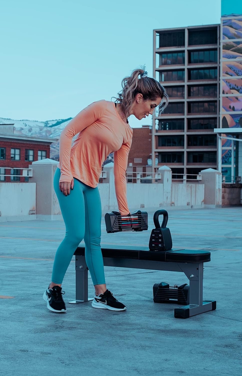 PowerBlock Sport 24 Adjustable Dumbbells, Sold in Pairs, 3-24 lb. Dumbbells, Durable Steel Build, Innovative At Home Workout Equipment, All-in-One Exercise Dumbbells, Strength Training Grey - Image 7