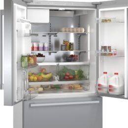 Alternative view of Bosch B36CD50SNS 500 Series French Door Bottom Mount Refrigerator 36'' Stainless steel (with anti-fingerprint). Total No Frost