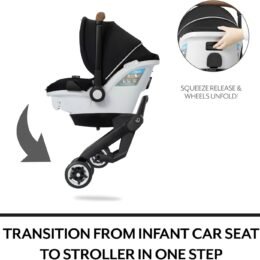 Alternative view of Gold Shyft DualRide with Carryall Storage Infant Car Seat and Stroller Combo (Onyx Black)