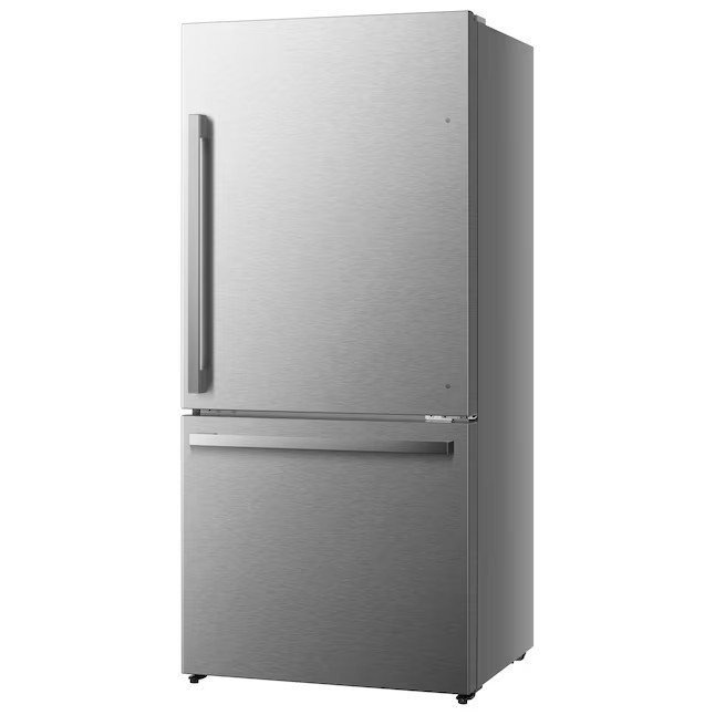 Hisense 17.2-cu ft Counter-depth Bottom-Freezer Refrigerator (Fingerprint Resistant Stainless Steel) ENERGY STAR - Image 2