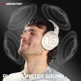 Alternative view of Monster Persona SE ANC Active Noise Cancelling Headphones, Bluetooth Headphones Over Ear with 60H Playtime, HiFi Stereo Audio, Deep Bass, Wireless Headphones for Office
