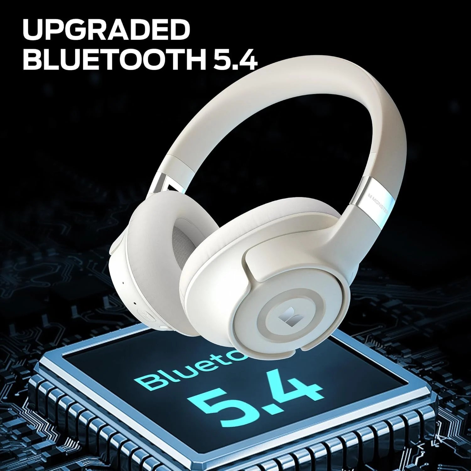 Monster Persona SE ANC Active Noise Cancelling Headphones, Bluetooth Headphones Over Ear with 60H Playtime, HiFi Stereo Audio, Deep Bass, Wireless Headphones for Office - Image 5