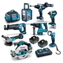 Alternative view of MAKITA 18V BRUSHLESS 8 PIECE 2 X 6.0AH COMBO KIT DLX8046GX1