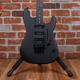 Charvel Pro-Mod San Dimas Style 1 HSS FR Sassafras Satin Black 2022 w/ Free Gator Hard Shell Case