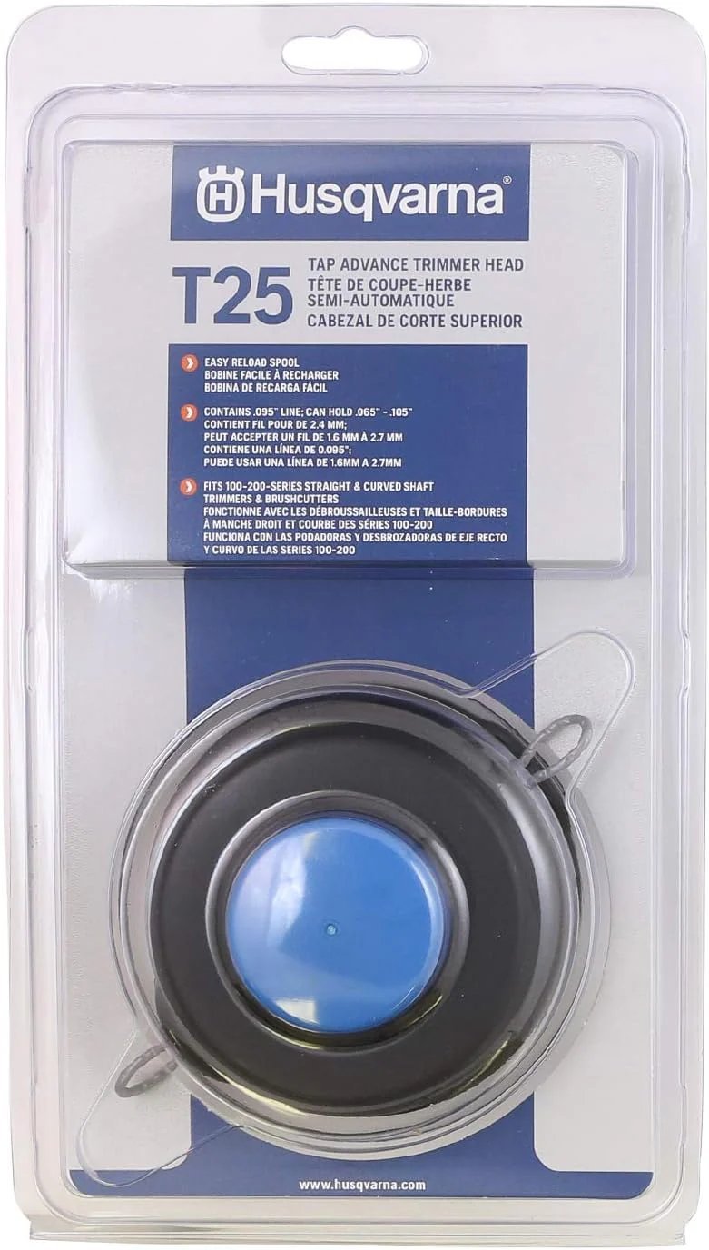 Husqvarna 122C Gas String Trimmer, 22-cc 2-Cycle, 17-inch Curved Shaft Gas String Trimmer with Tap N' Go Trimmer Head, 966712701 - Image 2