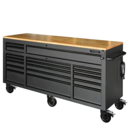 Alternative view of Tool Storage 72 in. W Standard Duty Gloss Black Mobile Workbench Tool Chest