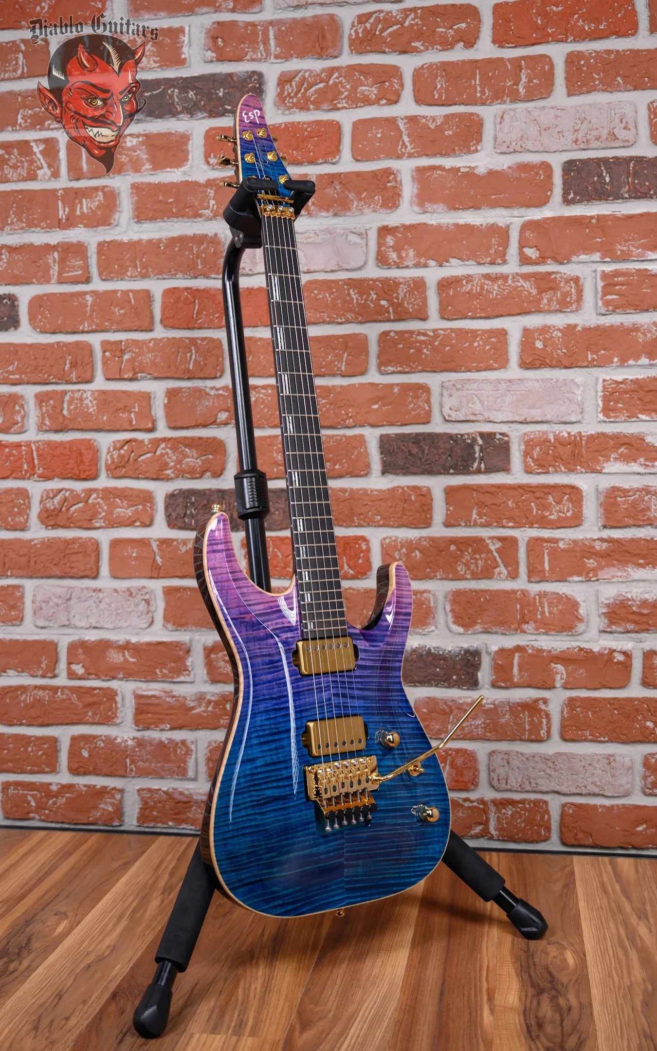 ESP Original Series Horizon-CTM FR/FM Flamed Maple Top See Thru Pink-Purple Gradation 2021 w/OHSC - Image 3