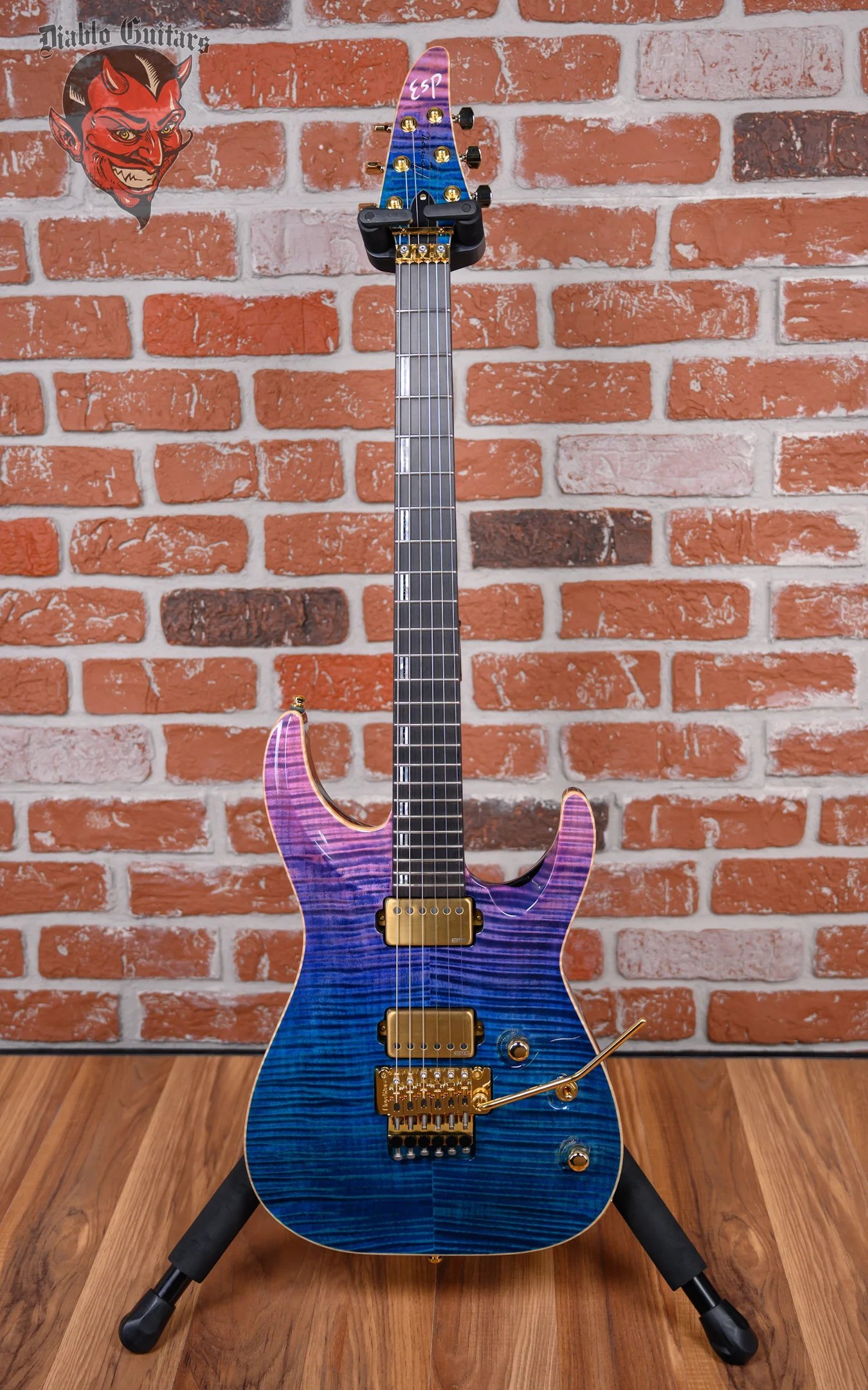 ESP Original Series Horizon-CTM FR/FM Flamed Maple Top See Thru Pink-Purple Gradation 2021 w/OHSC - Image 4