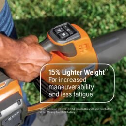 Alternative view of Husqvarna Leaf Blaster 350iB Battery Powered Cordless Leaf Blower, 200-MPH 800-CFM Blower with Brushless Motor and Quiet Operation, 40V Lithium-Ion 7.5 Ah Battery and Charger Included, 970569904