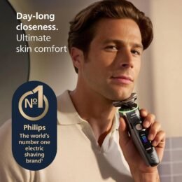 Alternative view of Philips Shaver i9000 Prestige Ultra, Wet & Dry Electric Shaver, Dark Slate, Skin IQ Pro Technology, Triple Lift & Cut System, 360 Rotating NanoTech Precision Blades, 5 Shaving Modes, Model XP9402/31