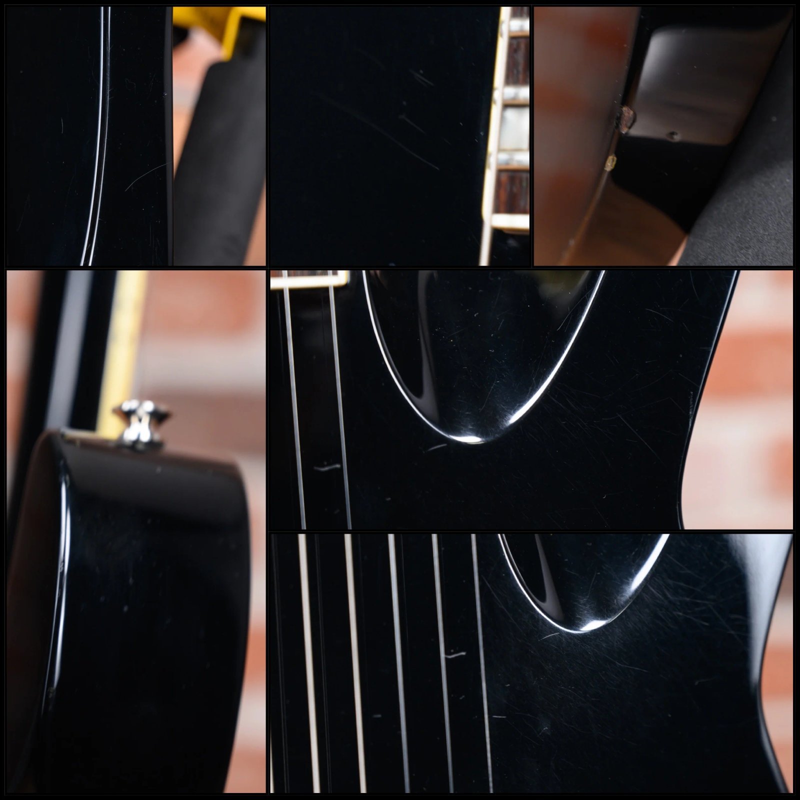 ESP M-1 Custom Pre Lawsuit Headstock Black 1987 w/OHSC - Image 13