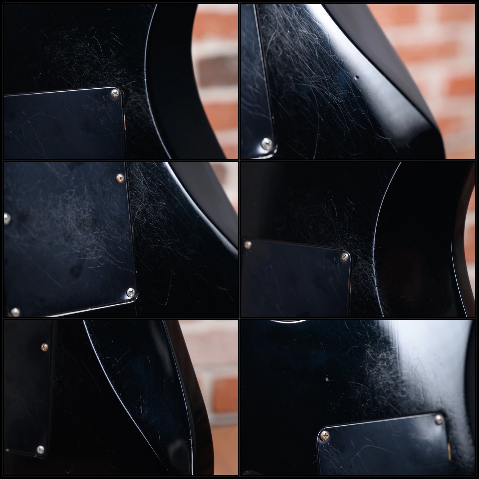 ESP M-1 Custom Pre Lawsuit Headstock Black 1987 w/OHSC - Image 15