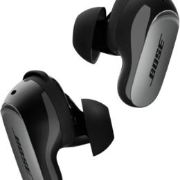 Bose New QuietComfort Ultra Earbuds (2nd Gen) - Wireless Noise Cancelling Earbuds with Mic, Immersive Audio, USB-C Charging, Up to 6 Hours Battery, IPX4 Rating, Black