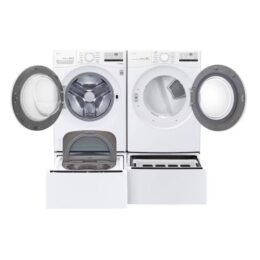 Alternative view of LG 4.5-cu ft High Efficiency Stackable Front-Load Washer (White) ENERGY STAR