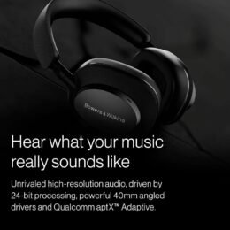 Alternative view of Bowers & Wilkins Px7 S2e Over-Ear Headphones - Enhanced Noise Cancellation & Transparency Mode, Crystal-Clear Calls, Bluetooth, 30-Hour Playback, Cloud Grey