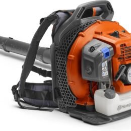 Husqvarna 150BT Gas Leaf Blower, 51-cc 2.16-HP 2-Cycle Backpack Leaf Blower, 765-CFM, 270-MPH, 22-N Powerful Clearing Performance and Ergonomic Harness System, 970466901