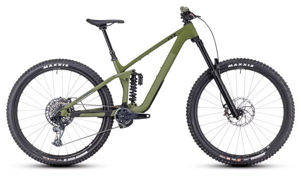 Cube Stereo One77 C:68X TM 29 Sram GX Eagle 12V 29'' Mountain Bike Olive Green