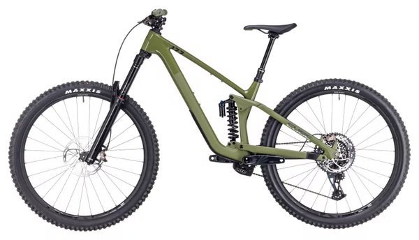 Cube Stereo One77 C:68X TM 29 Sram GX Eagle 12V 29'' Mountain Bike Olive Green - Image 5