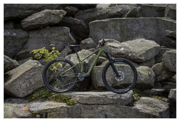 Cube Stereo One77 C:68X TM 29 Sram GX Eagle 12V 29'' Mountain Bike Olive Green - Image 11