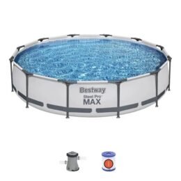 Piscine hors sol ronde Steelpro max 366x76 cm - BESTWAY - 56416