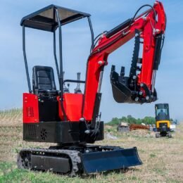 Alternative view of MMS 1 Ton Mini Excavator with 13.5HP Engine, Compact Backhoe Digger, Easy - to - Use Crawler Excavator for Home Use, Gardening, Landscaping & Small DIY Construction Project