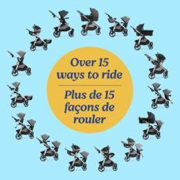 Alternative view of Graco Modes Nest2Grow Travel System, Baby Stroller and Car Seat Combo with SnugRide 35 Lite Elite Infant Car Seat, Rear-Facing from 1.8-16 kg (4-35 lb), Riordan