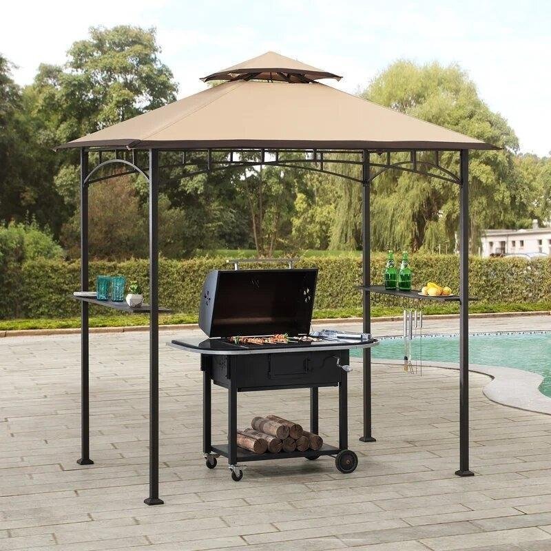 Bayamo 8 Ft. W x 5 Ft. D Steel Grill Gazebo - Image 19