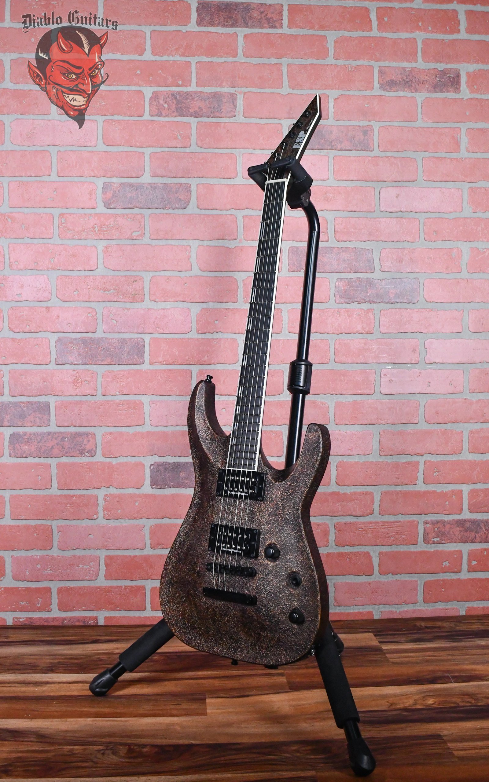 ESP Original Series Horizon II Custom Cast Metal Rusty Iron 2018 w/OHSC - Image 5