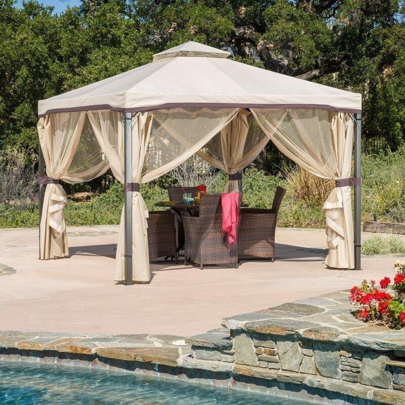 Franz 9.83 Ft. W X 9.83 Ft. D Metal Patio Gazebo - Image 2