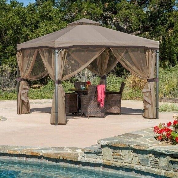 Franz 9.83 Ft. W X 9.83 Ft. D Metal Patio Gazebo - Image 16