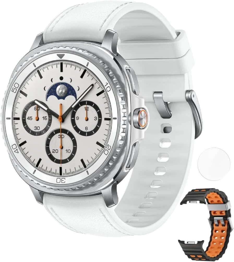 Samsung Galaxy Watch 8 Classic (2025) 46mm Bluetooth Smartwatch – Black | Rotating Bezel, Sleep & Fitness Tracking, Energy Score, Quick Button + Extra Sports Band & Screen Protector - Image 4