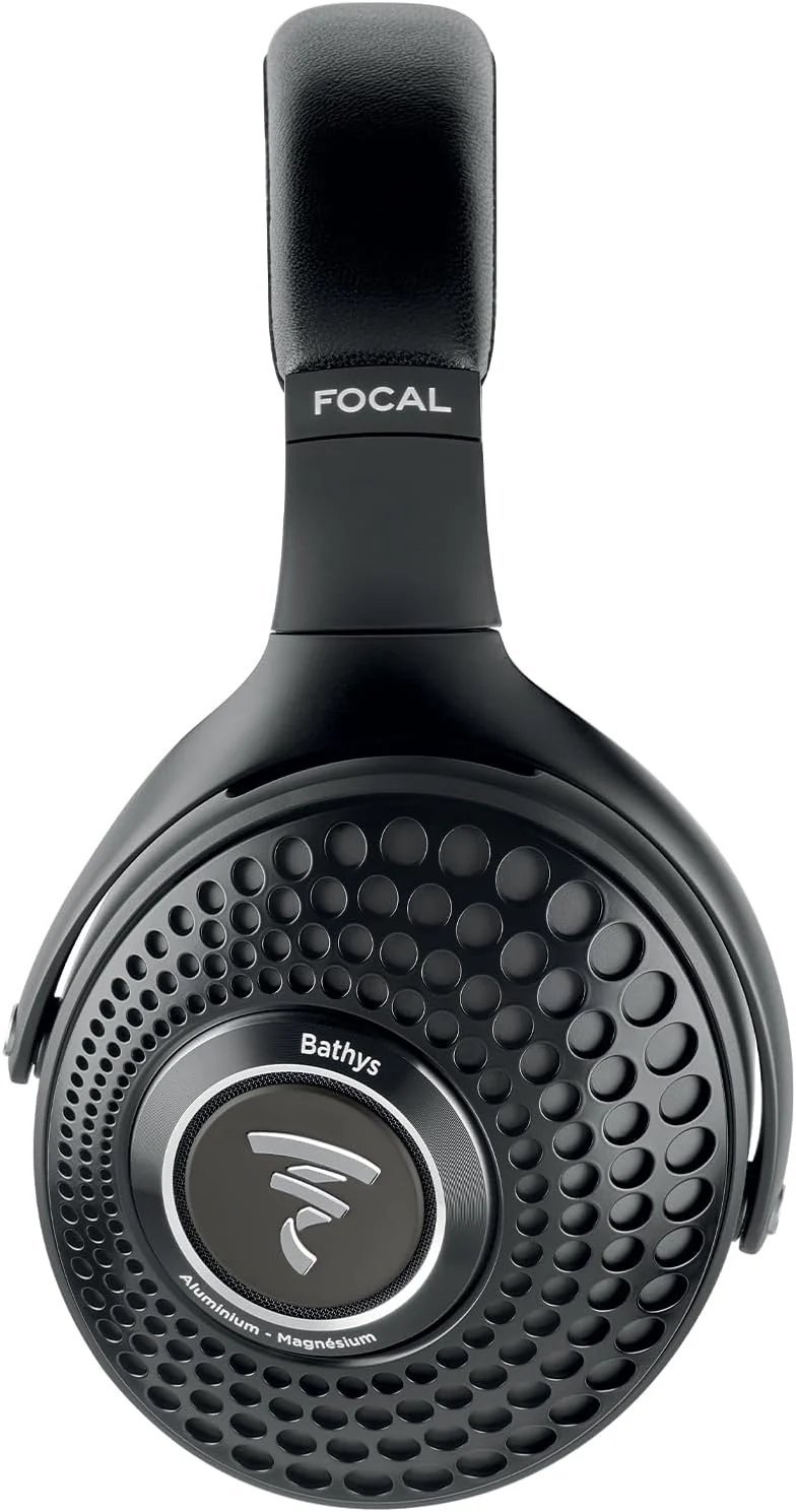 Focal Bathys Wireless Bluetooth Headphones, Active Noise Cancellation, Deep Black, Over-Ear, Closed-Back - Image 2