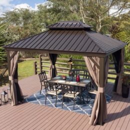 Alternative view of Dahlin 12 Ft. W x 10 Ft. D Aluminum Patio Gazebo