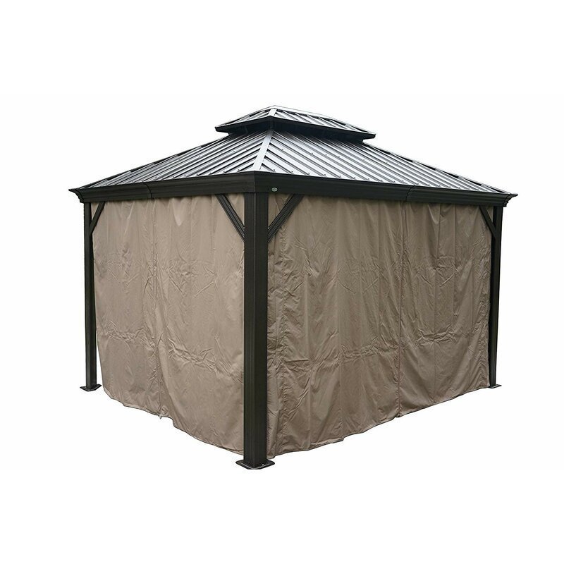 Dahlin 12 Ft. W x 10 Ft. D Aluminum Patio Gazebo - Image 3
