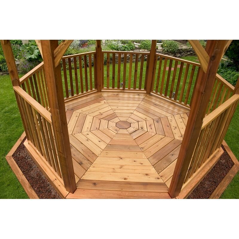 Bayside 10 Ft. W x 10 Ft. D Cedar Patio Gazebo - Image 8