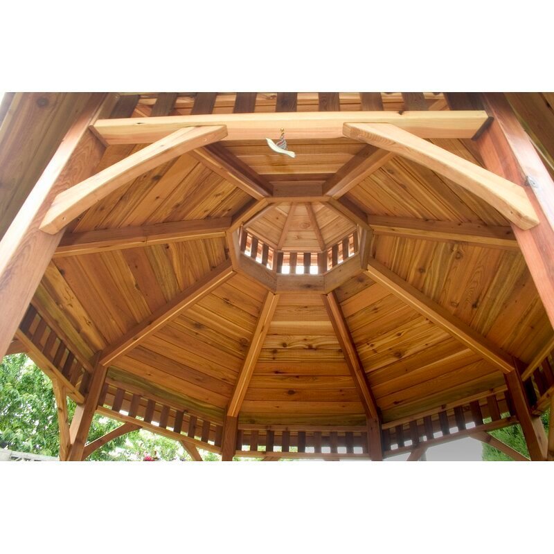 Bayside 10 Ft. W x 10 Ft. D Cedar Patio Gazebo - Image 9