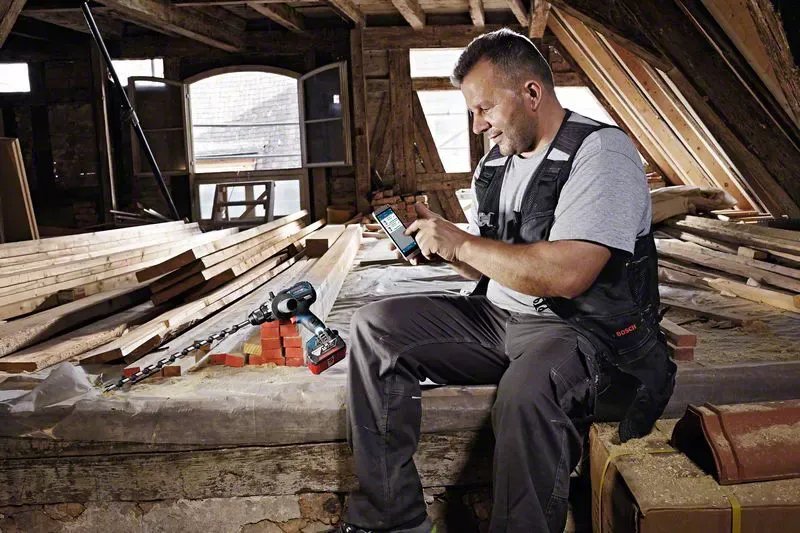 BOSCH COMBI-KIT 3 18V TOOLS: GSR 18V-110C + GWX 18V-10 P + GBH 18V-26F + 1 4.0 AH BATTERY (PROCORE) + 1 8 AH BATTERY (PROCORE) + GAL 18V-160 (L) PROFESSIONAL - Image 16