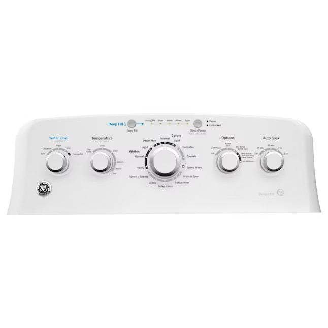 GE 4.5-cu ft High Efficiency Agitator Top-Load Washer (White) - Image 6