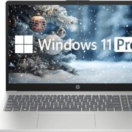 HP 15.6" FHD Business & Student Laptop Computer, 32GB RAM 1TB SSD, 10-Core Intel Core i5, Windows 11 Pro Laptop with Microsoft Office Home & Business Included, PLUSERA Earphones, Silver