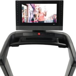 Alternative view of NordicTrack Commercial Series 2450; iFIT-Enabled Incline Treadmill for Running and Walking with 22” Pivoting Touchscreen and SpaceSaver Design