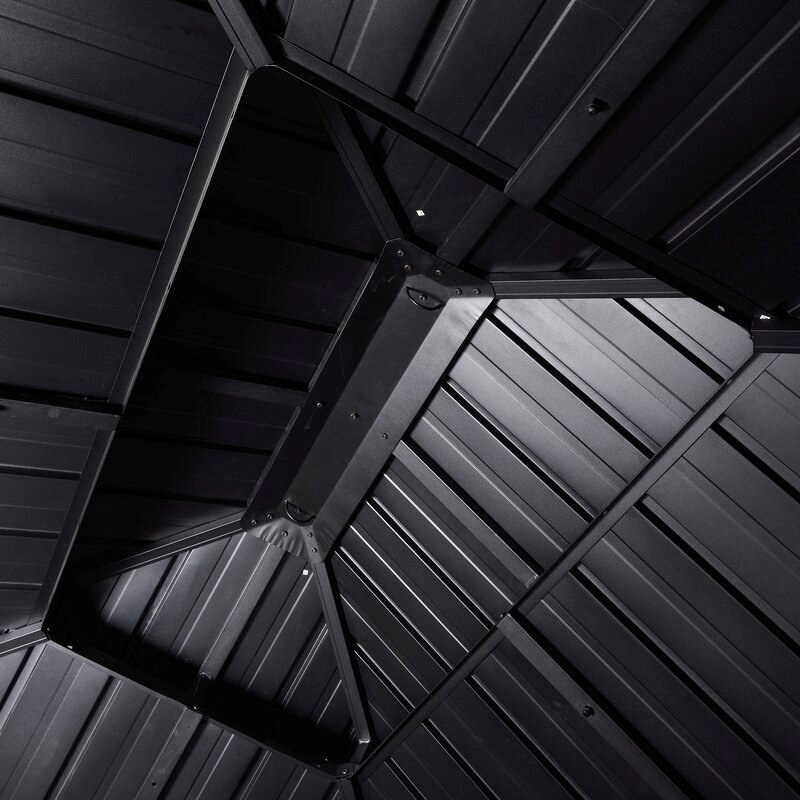 Double Tier 14 Ft. W x 12 Ft. D Metal Patio Gazebo - Image 3