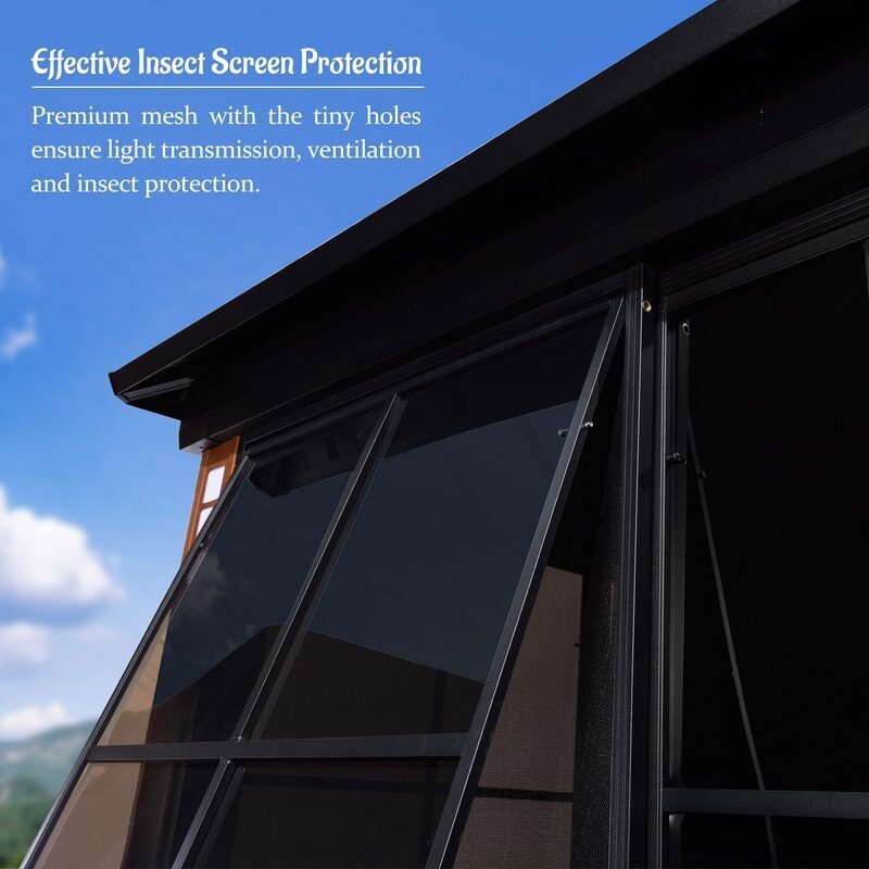 Double Tier 14 Ft. W x 12 Ft. D Metal Patio Gazebo - Image 6