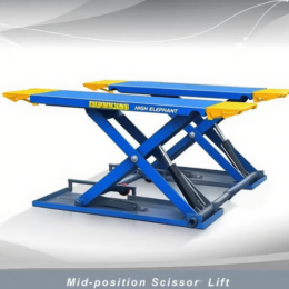 Alternative view of Mobile Auto Shop Hydraulic Scissor Lifting Machine MID Rise Portable Car Lift