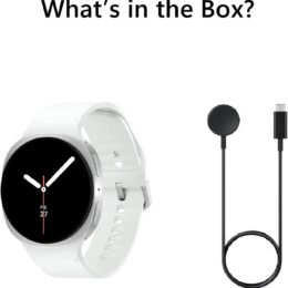 Alternative view of Samsung Galaxy Watch 8 (2025) Buletooth Smartwatch, US Version – Fitness & Sleep Tracking, Energy Score, Heart Rate Monitor, Android Compatible (Not for iOS) – with Extra Sport Band (Silver, 44mm)