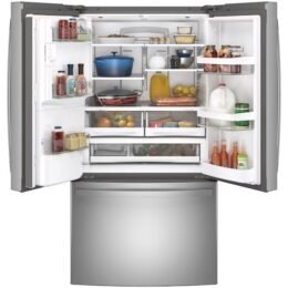 Alternative view of GE 27.7-cu ft French Door Refrigerator with Ice Maker (Fingerprint-resistant Stainless Steel) ENERGY STAR