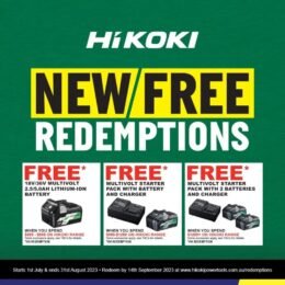 Alternative view of Kit combinato HIKOKI 36V Multivolt Brushless 5 pezzi 2 x 2,5Ah/5,0Ah KC36D5A2(HRZ)