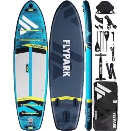 10'8/11'x35'' Fishing&Family Stable Inflatable Paddle Boards, Extra Wide SUP Paddleboard Inflatable, 430lb/3 People, Stand Up Paddle Board for Adults, Camera Mount, Shoulder Strap, Rod Holder