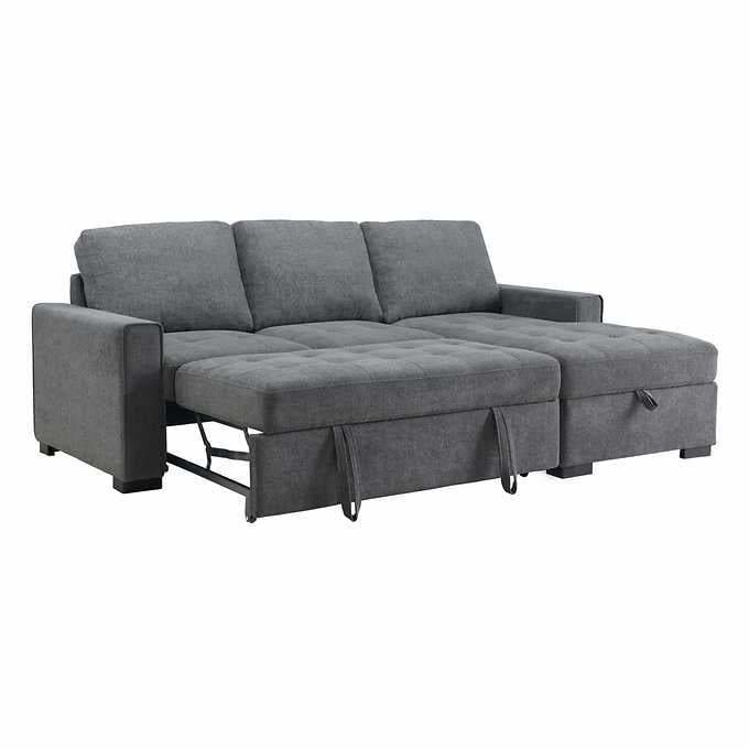 Kendale Sleeper Sofa with Storage Chaise - Image 6