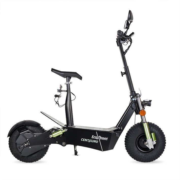 PATINETE ELÉCTRICO CENTAURO MATRICULABLE CON ASIENTO Y PANTALLA LCD XXL VERDE - Image 5